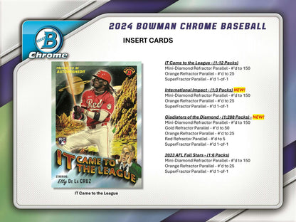 2024 Bowman Chrome Baseball Hobby Box - Columbia Hobby - Sports Card Boxes - Toploaders - Card Savers