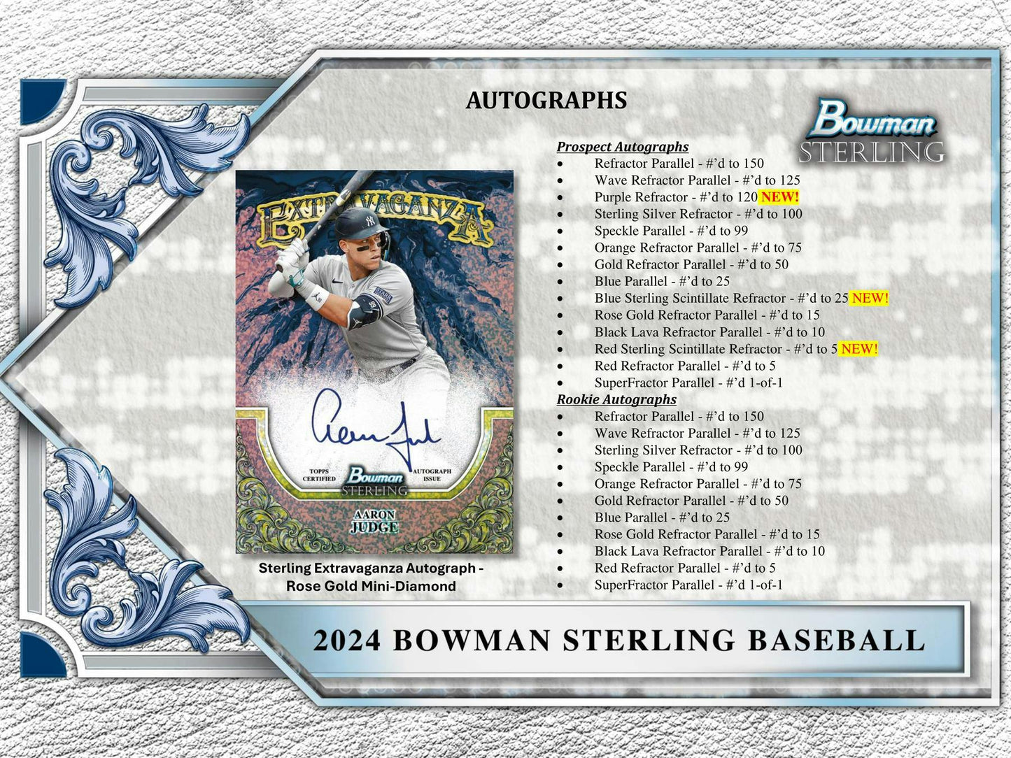 2024 Bowman Sterling Baseball Hobby Box - Columbia Hobby - Sports Card Boxes - Toploaders - Card Savers