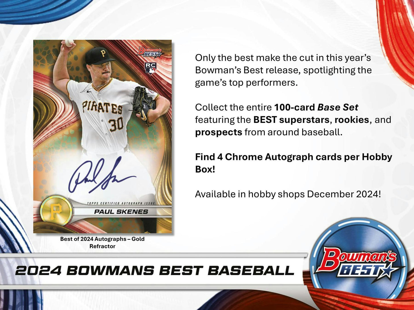 2024 Bowman's Best Baseball Hobby Box - Columbia Hobby - Sports Card Boxes - Toploaders - Card Savers