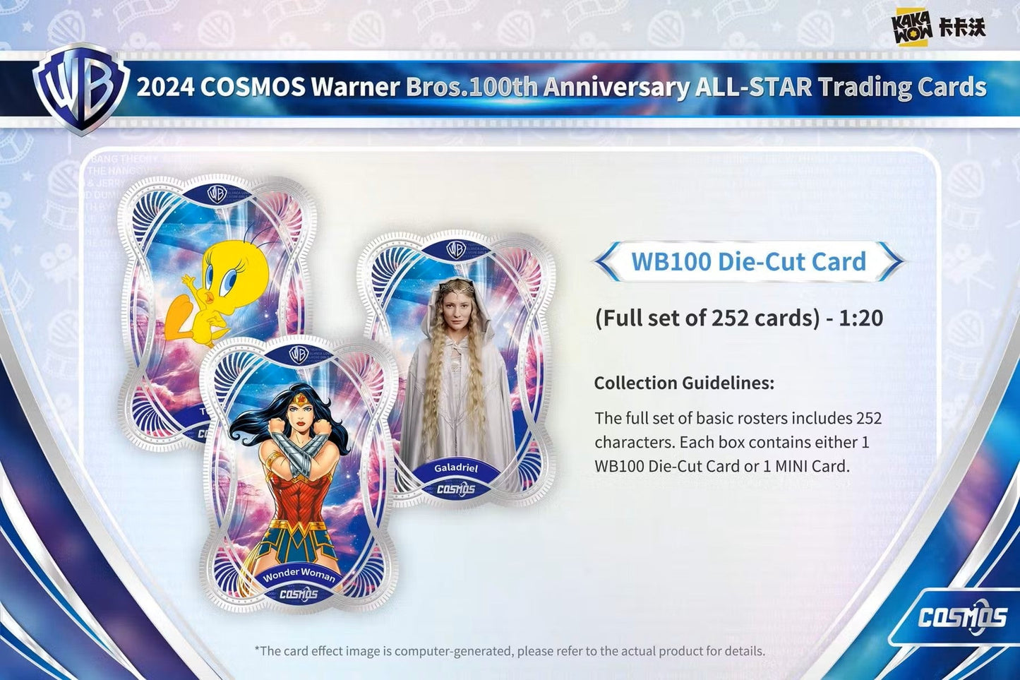 2024 Kakawow Cosmos Warner Brothers 100th Anniversary Trading Cards Hobby Box - Columbia Hobby - Sports Card Boxes - Toploaders - Card Savers