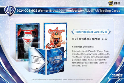 2024 Kakawow Cosmos Warner Brothers 100th Anniversary Trading Cards Hobby Box - Columbia Hobby - Sports Card Boxes - Toploaders - Card Savers
