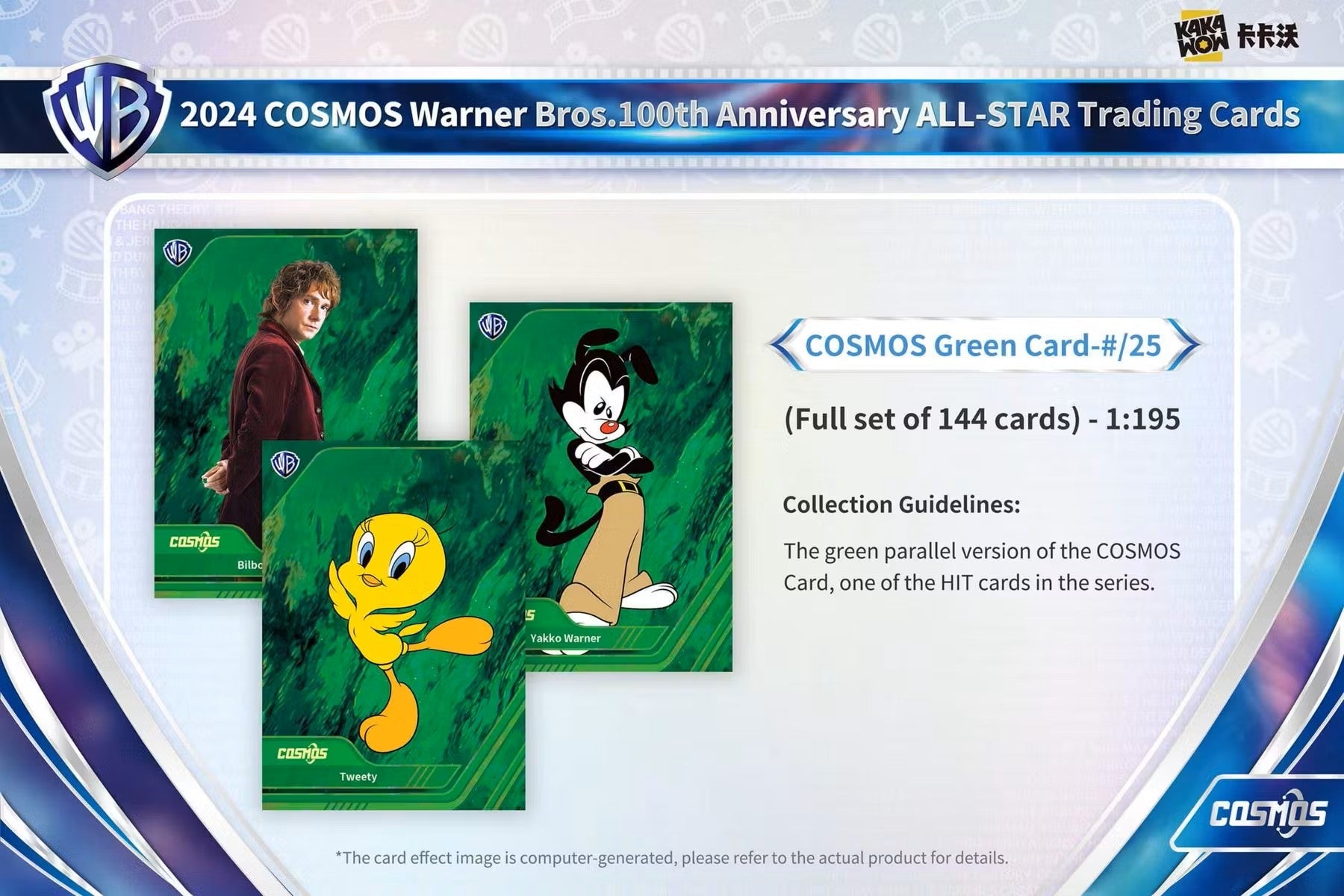 2024 Kakawow Cosmos Warner Brothers 100th Anniversary Trading Cards Hobby Box - Columbia Hobby - Sports Card Boxes - Toploaders - Card Savers