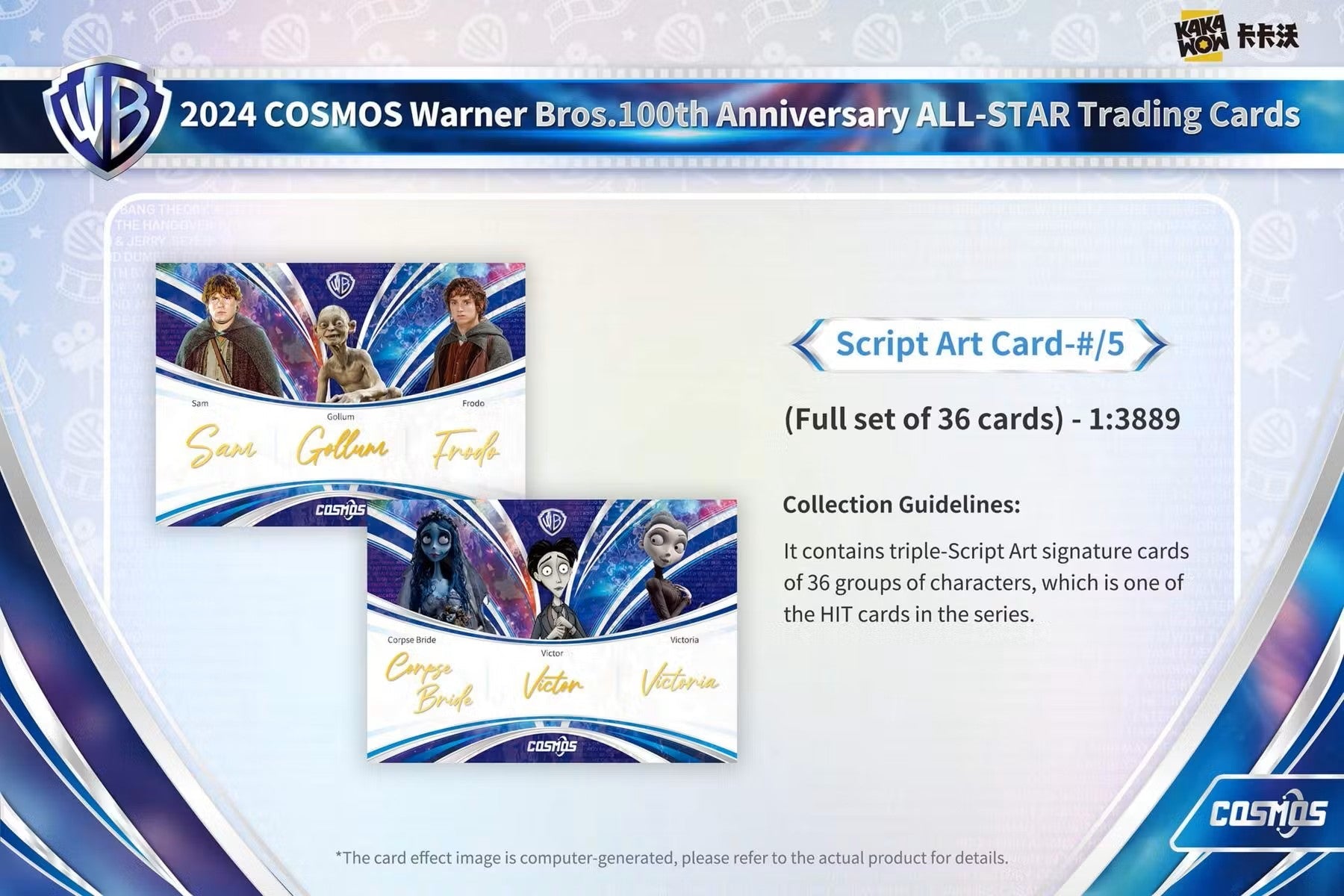 2024 Kakawow Cosmos Warner Brothers 100th Anniversary Trading Cards Hobby Box - Columbia Hobby - Sports Card Boxes - Toploaders - Card Savers