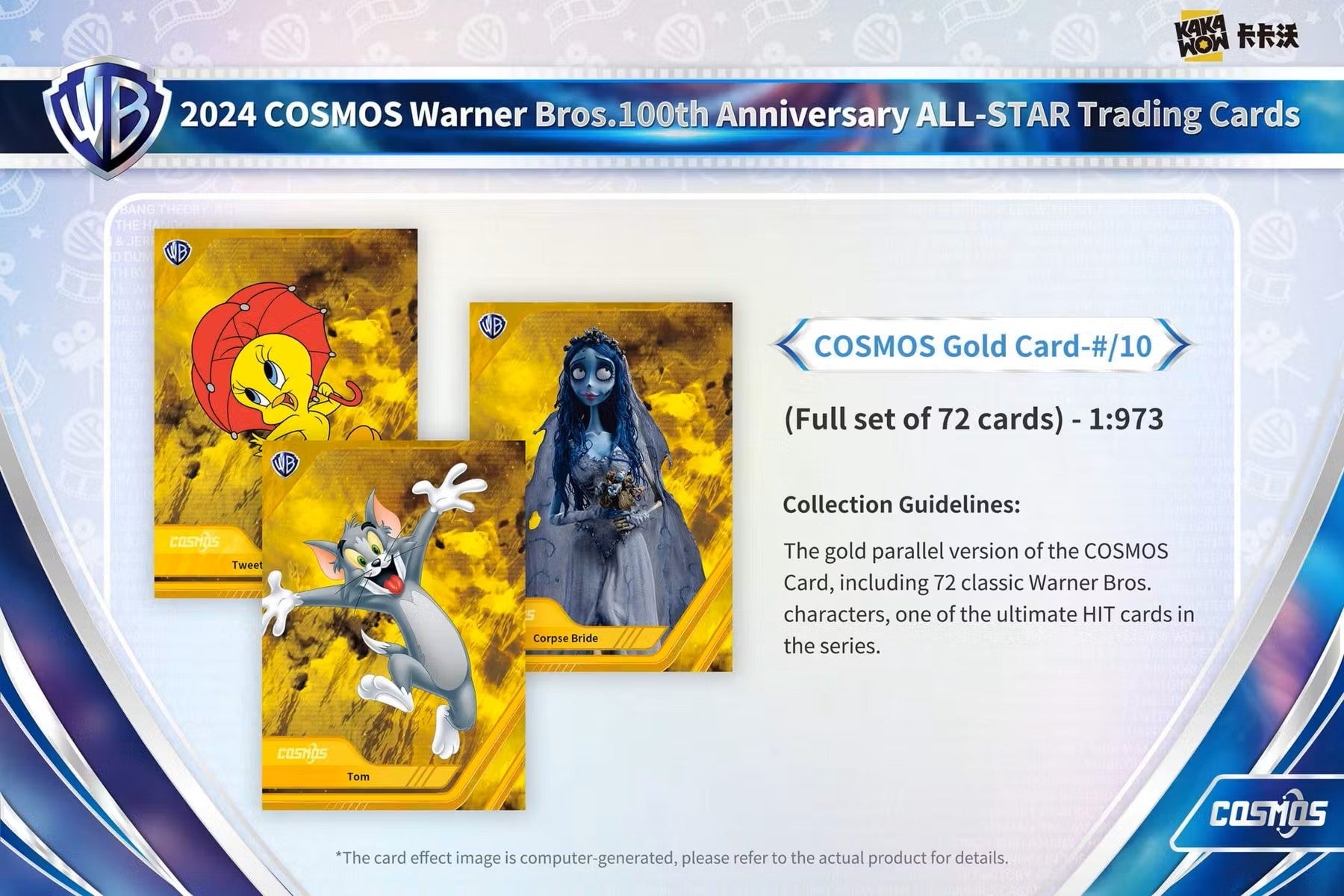 2024 Kakawow Cosmos Warner Brothers 100th Anniversary Trading Cards Hobby Box - Columbia Hobby - Sports Card Boxes - Toploaders - Card Savers