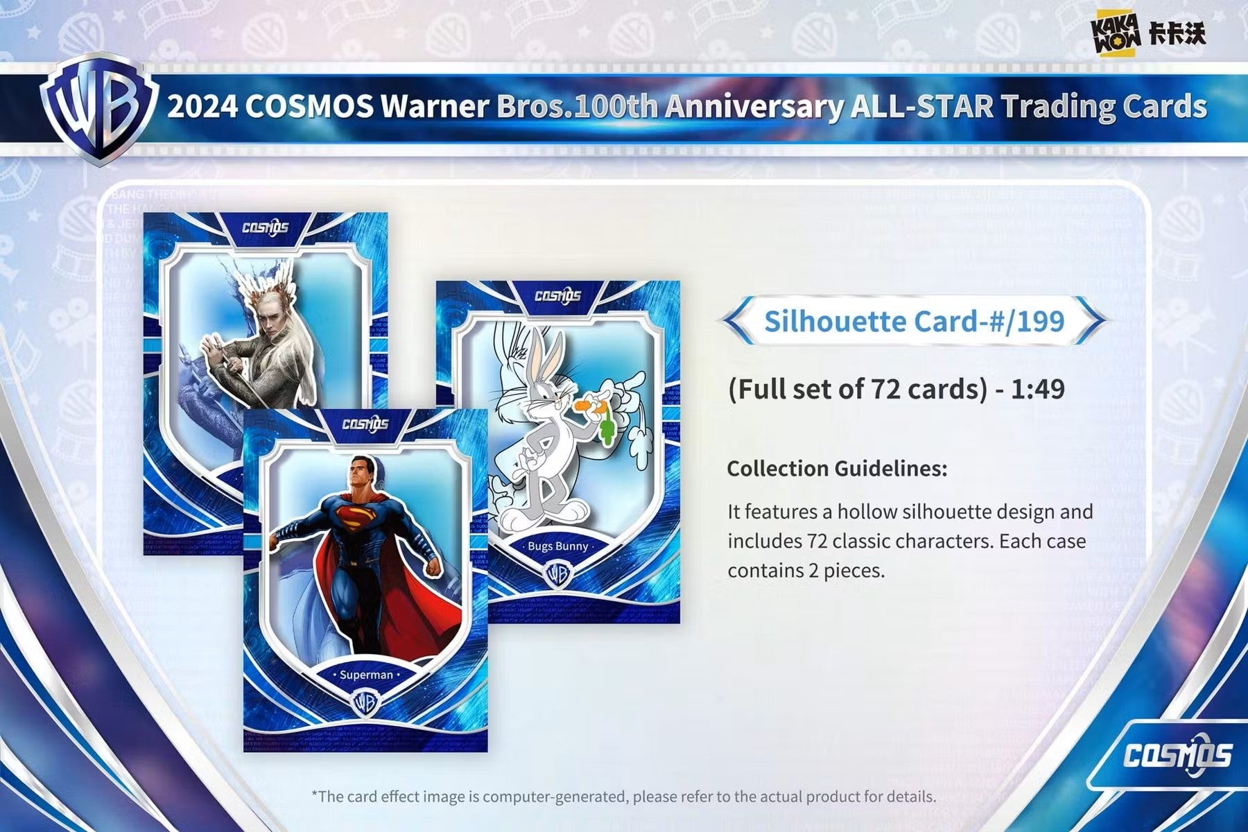 2024 Kakawow Cosmos Warner Brothers 100th Anniversary Trading Cards Hobby Box - Columbia Hobby - Sports Card Boxes - Toploaders - Card Savers