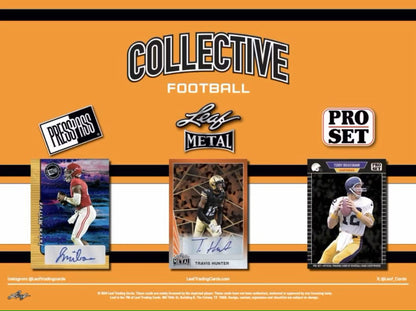 2024 Leaf Collective Football Hobby Box - Columbia Hobby - Sports Card Boxes - Toploaders - Card Savers