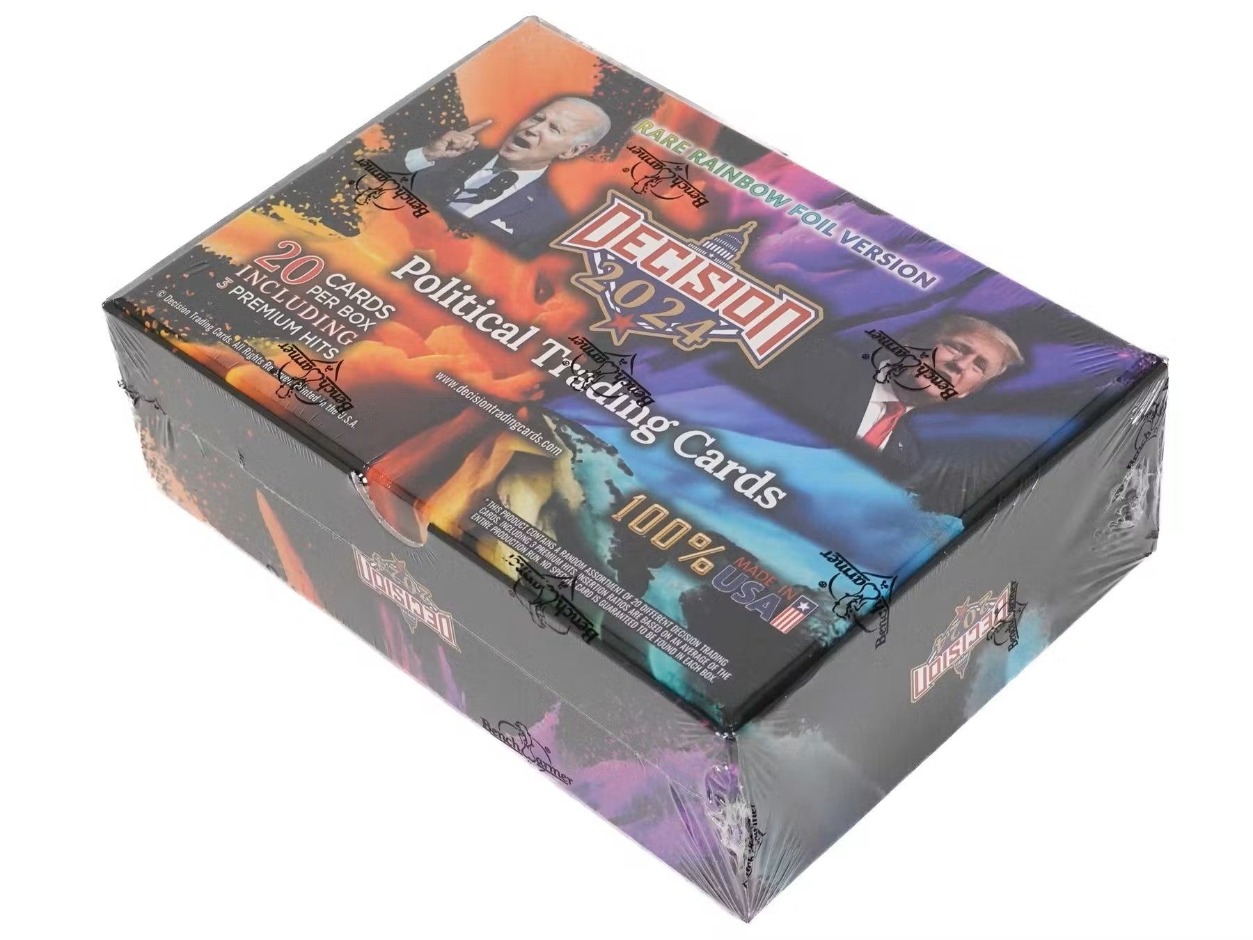 2024 Leaf Decision Rare Rainbow Foil Version Hobby Box - Columbia Hobby - Sports Card Boxes - Toploaders - Card Savers