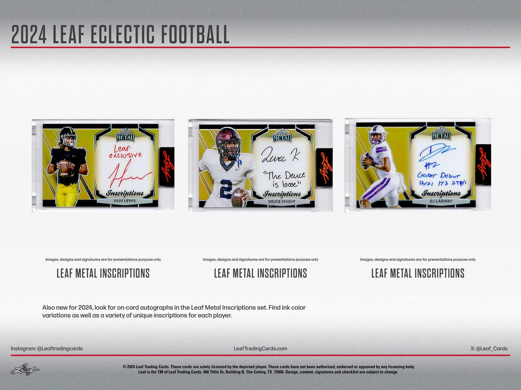 2024 Leaf Eclectic Football Jumbo Box - Columbia Hobby - Sports Card Boxes - Toploaders - Card Savers