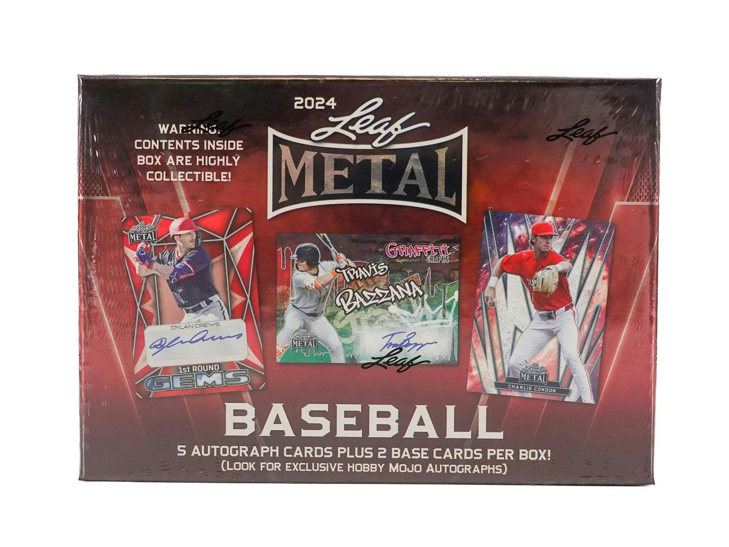 2024 Leaf Metal Baseball Hobby Box - Columbia Hobby - Sports Card Boxes - Toploaders - Card Savers