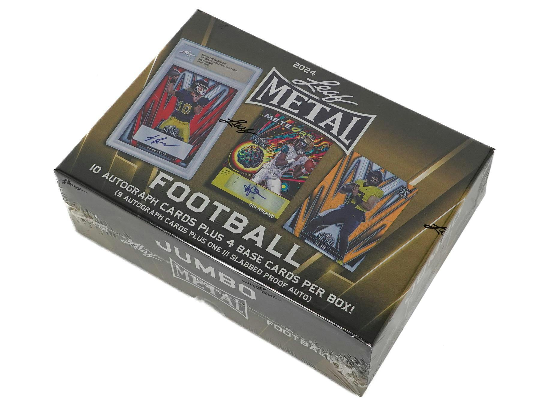 2024 Leaf Metal Football Jumbo Box - Columbia Hobby - Sports Card Boxes - Toploaders - Card Savers