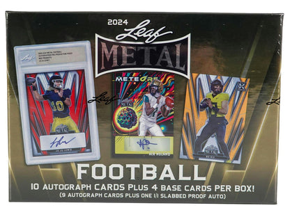 2024 Leaf Metal Football Jumbo Box - Columbia Hobby - Sports Card Boxes - Toploaders - Card Savers