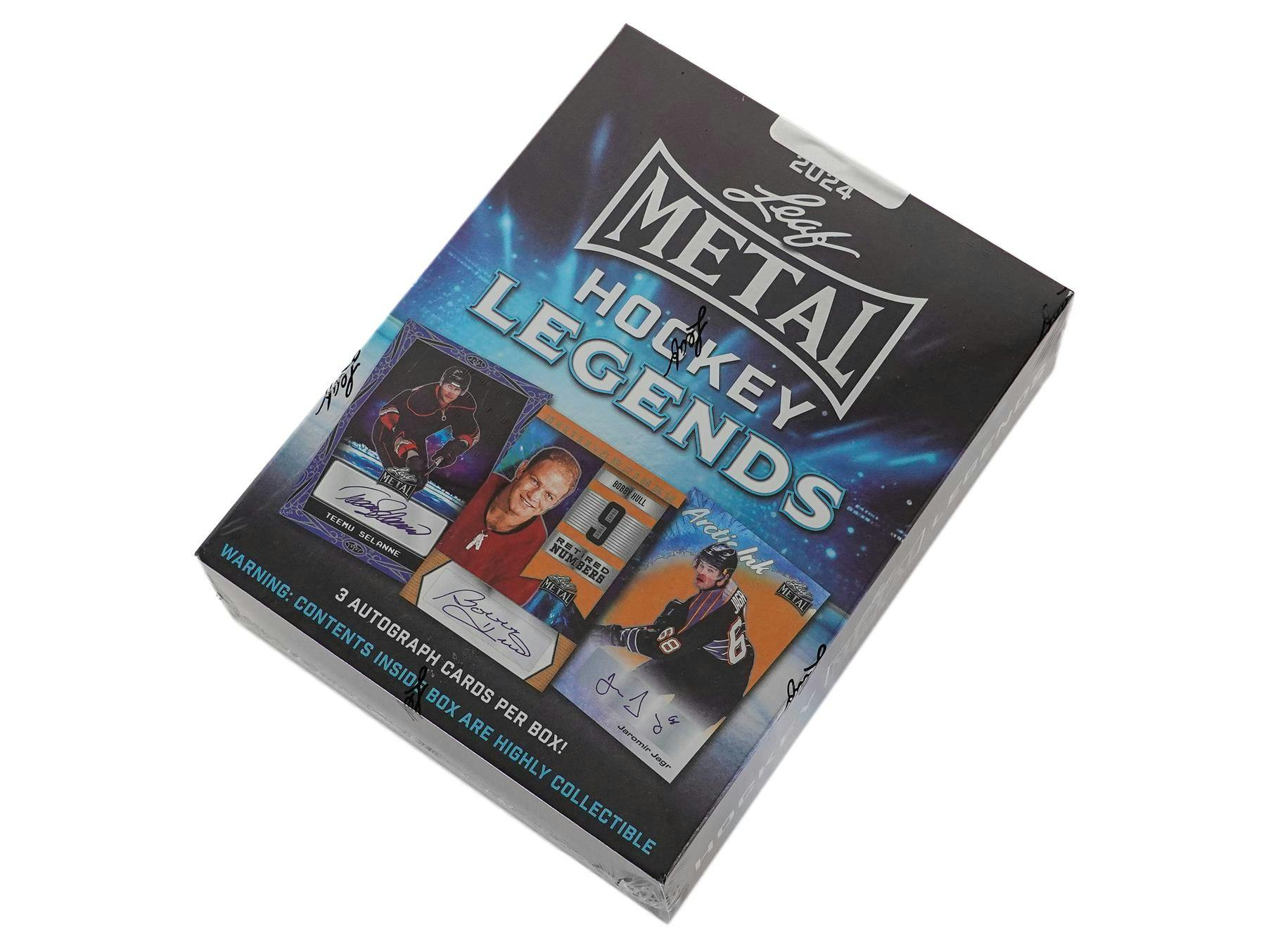 2024 Leaf Metal Hockey Legends - Columbia Hobby - Sports Card Boxes - Toploaders - Card Savers