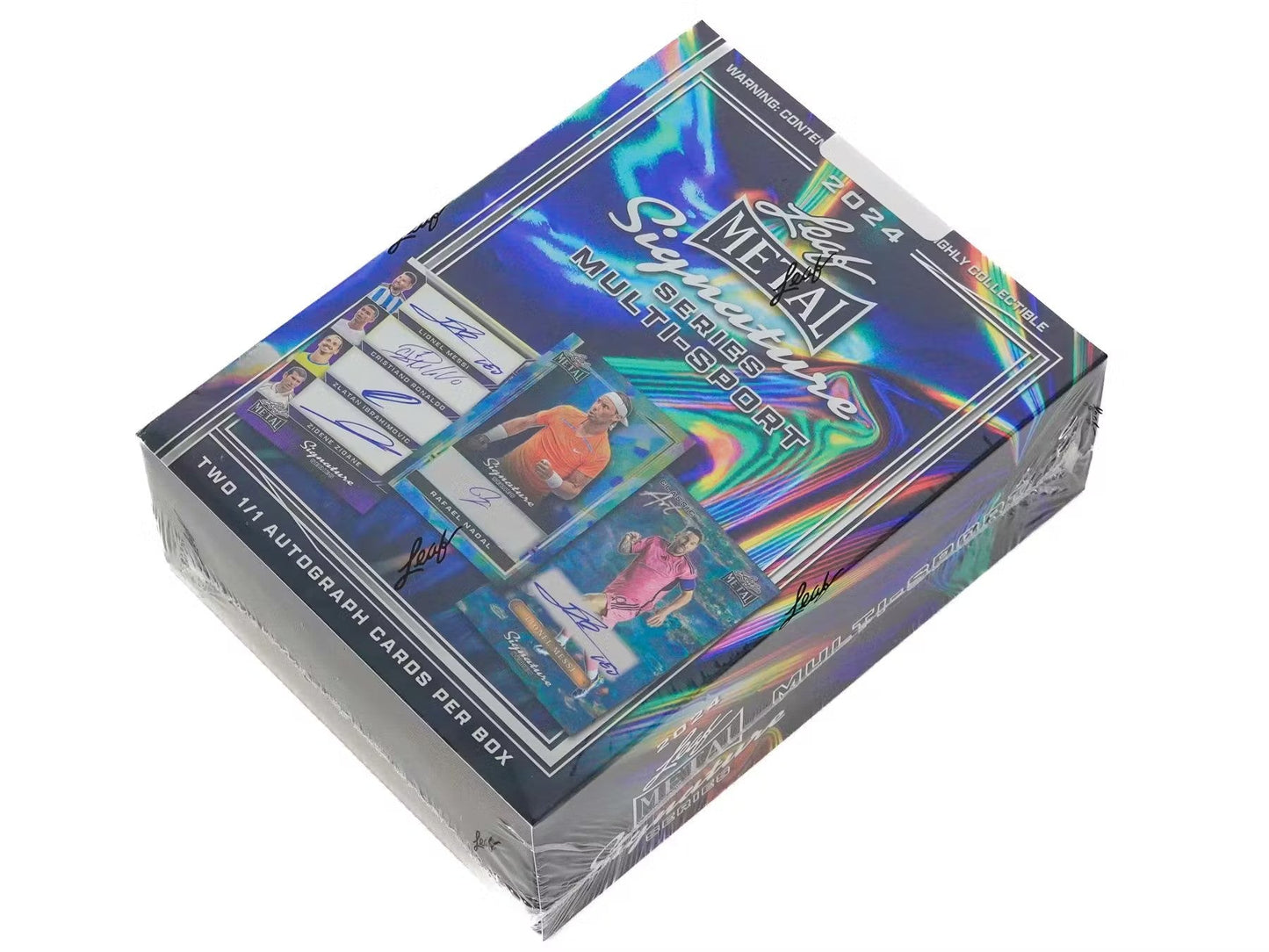 2024 Leaf Metal Signature Series Multisport Hobby Box - Columbia Hobby - Sports Card Boxes - Toploaders - Card Savers