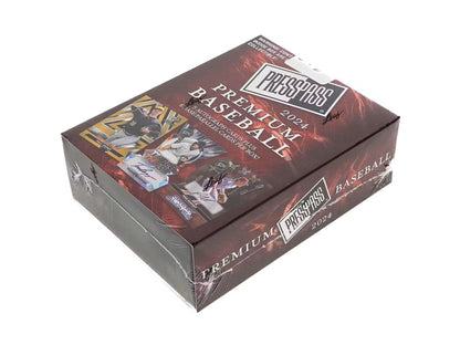 2024 Leaf Press Pass Premium Baseball Hobby Box - Columbia Hobby - Sports Card Boxes - Toploaders - Card Savers