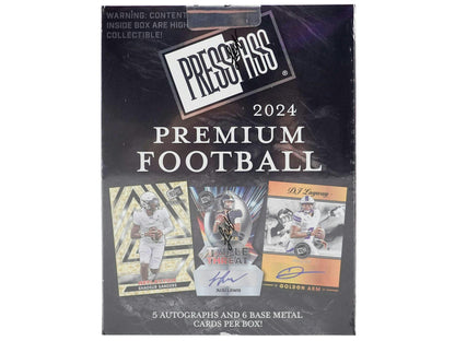 2024 Leaf Press Pass Premium Football Hobby - Columbia Hobby - Sports Card Boxes - Toploaders - Card Savers