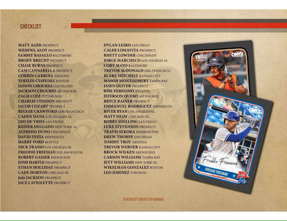 2024 Onyx Vintage Mega Series Baseball Hobby Box - Columbia Hobby - Sports Card Boxes - Toploaders - Card Savers