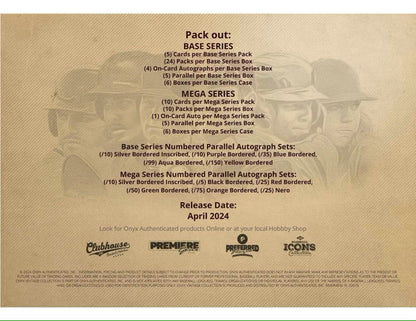 2024 Onyx Vintage Mega Series Baseball Hobby Box - Columbia Hobby - Sports Card Boxes - Toploaders - Card Savers