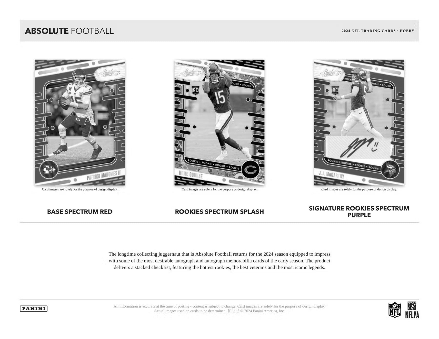 2024 Panini Absolute Football Hobby Box - Columbia Hobby - Sports Card Boxes - Toploaders - Card Savers