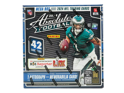 2024 Panini Absolute Football Mega Box - Columbia Hobby - Sports Card Boxes - Toploaders - Card Savers