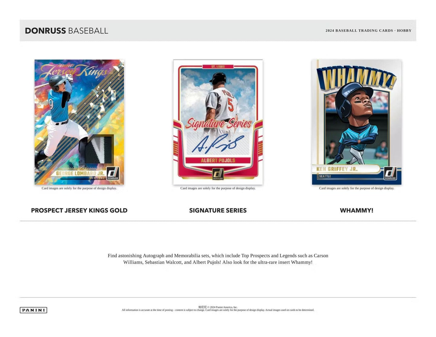 2024 Panini Donruss Baseball Hobby Box - Columbia Hobby - Sports Card Boxes - Toploaders - Card Savers
