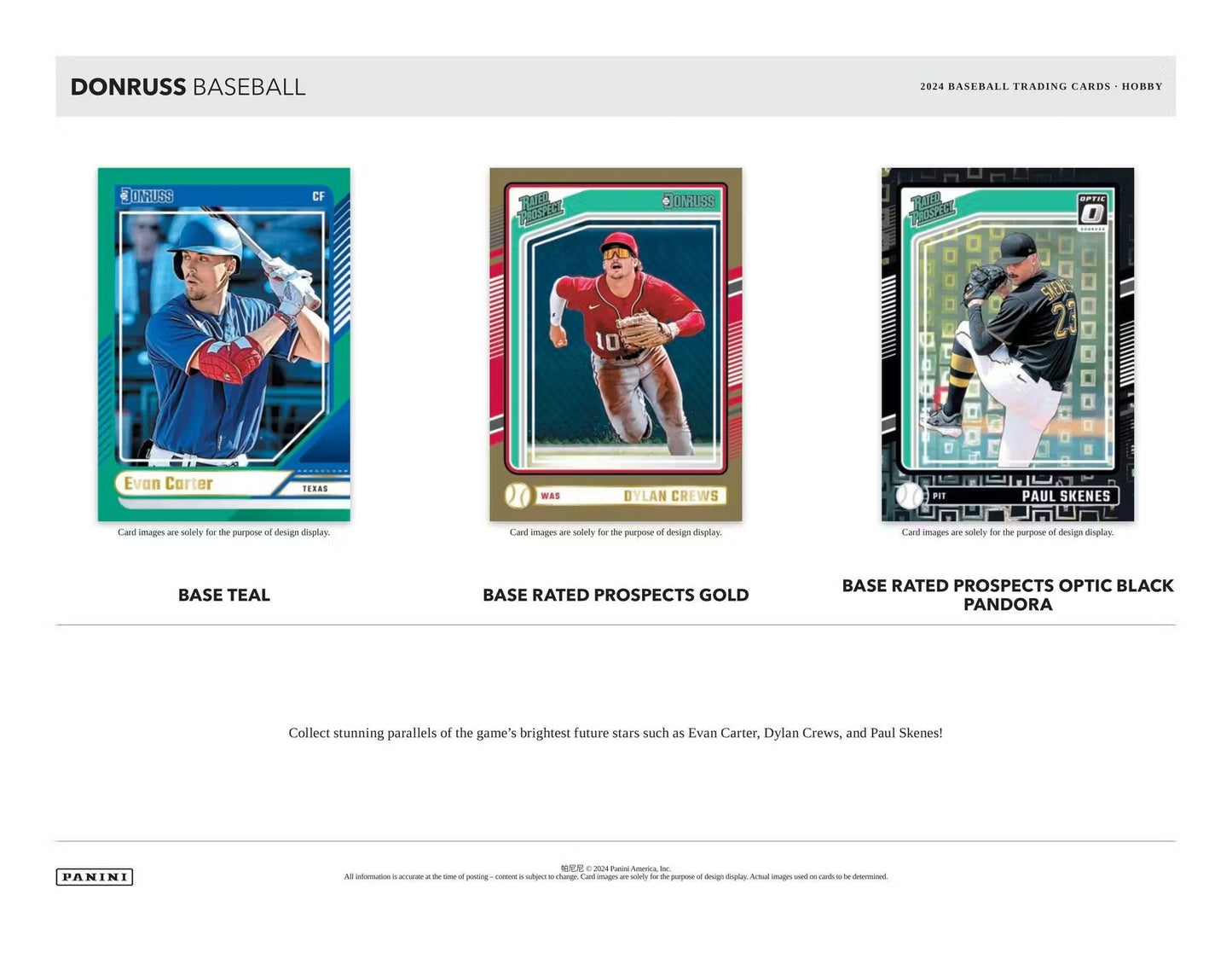 2024 Panini Donruss Baseball Hobby Box - Columbia Hobby - Sports Card Boxes - Toploaders - Card Savers