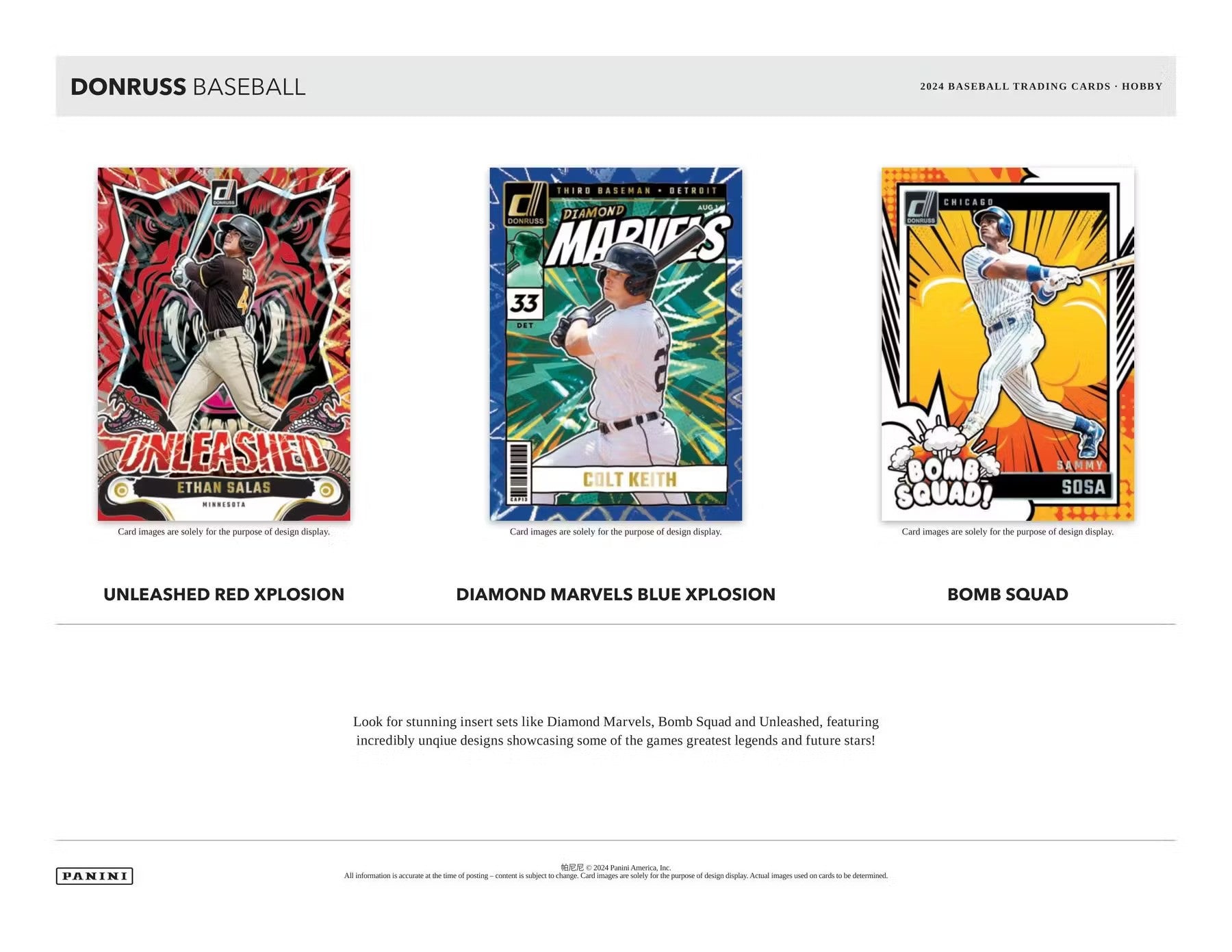 2024 Panini Donruss Baseball Hobby Box - Columbia Hobby - Sports Card Boxes - Toploaders - Card Savers