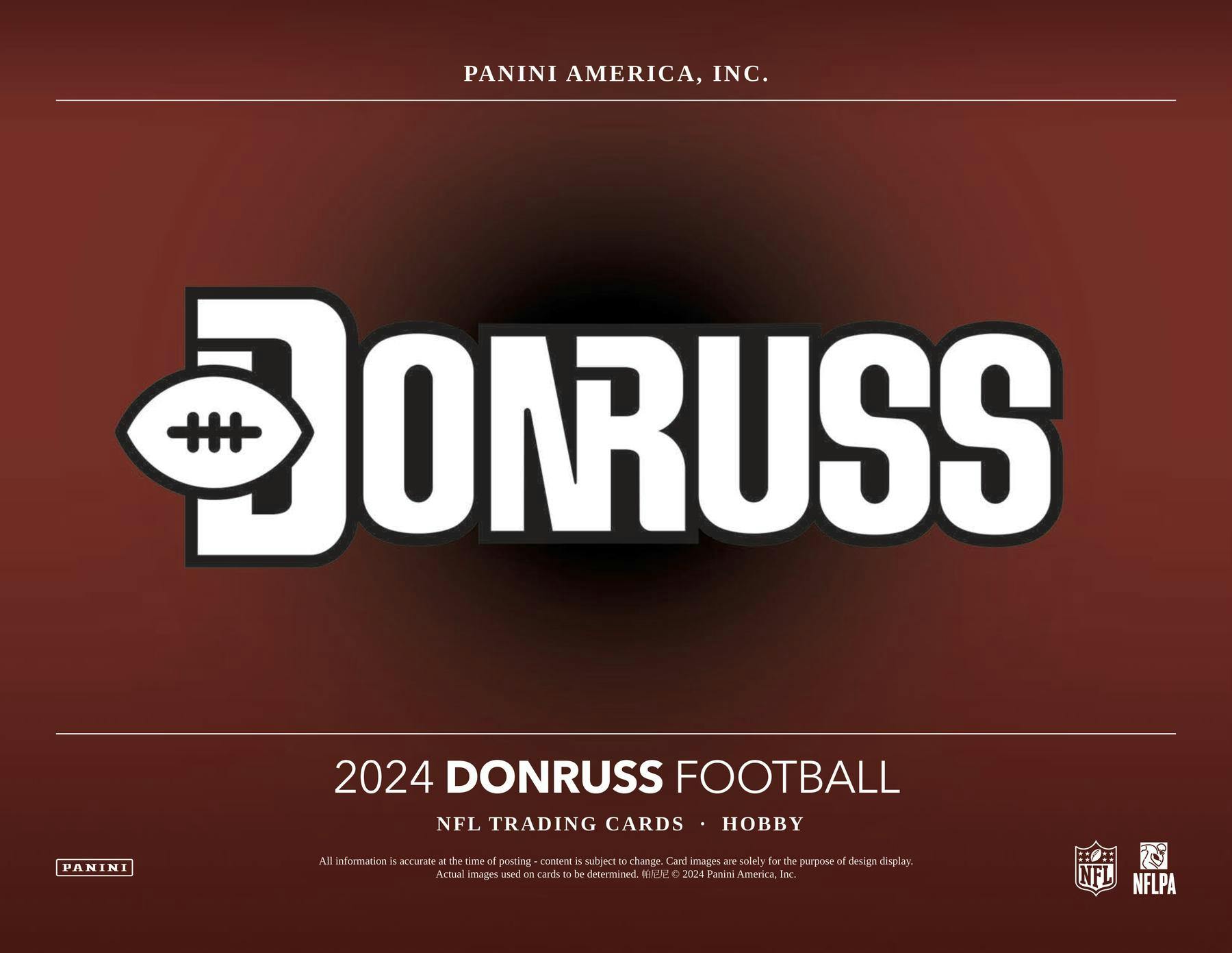 2024 Panini Donruss Football Hobby Box - Columbia Hobby - Sports Card Boxes - Toploaders - Card Savers