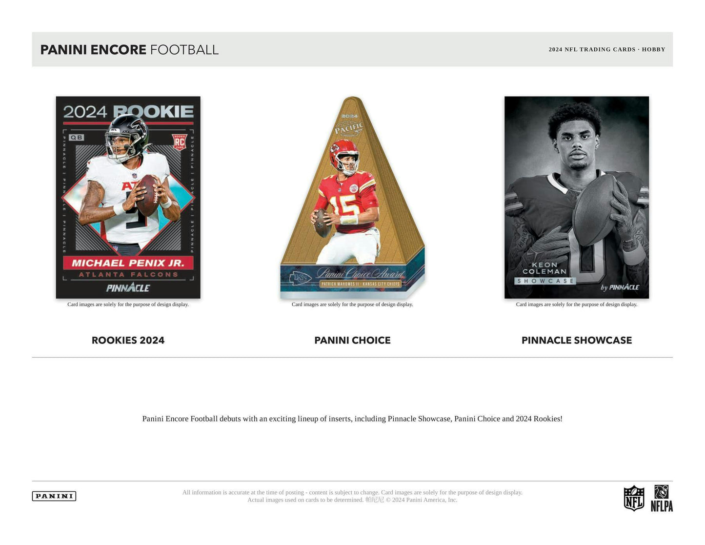 2024 Panini Encore Football Hobby Box - Columbia Hobby - Sports Card Boxes - Toploaders - Card Savers