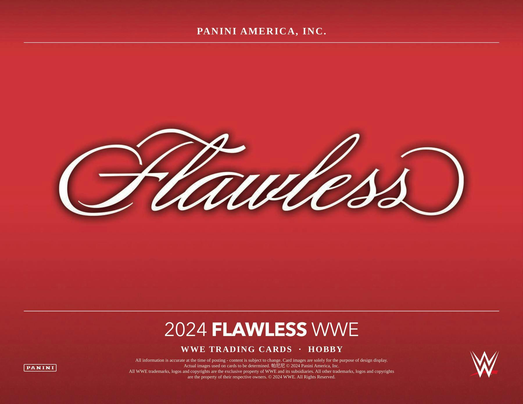 2024 Panini Flawless WWE Wrestling Hobby Box - Columbia Hobby - Sports Card Boxes - Toploaders - Card Savers