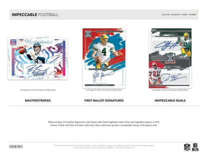 2024 Panini Impeccable Football Hobby Box - Columbia Hobby - Sports Card Boxes - Toploaders - Card Savers