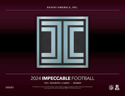2024 Panini Impeccable Football Hobby Box - Columbia Hobby - Sports Card Boxes - Toploaders - Card Savers