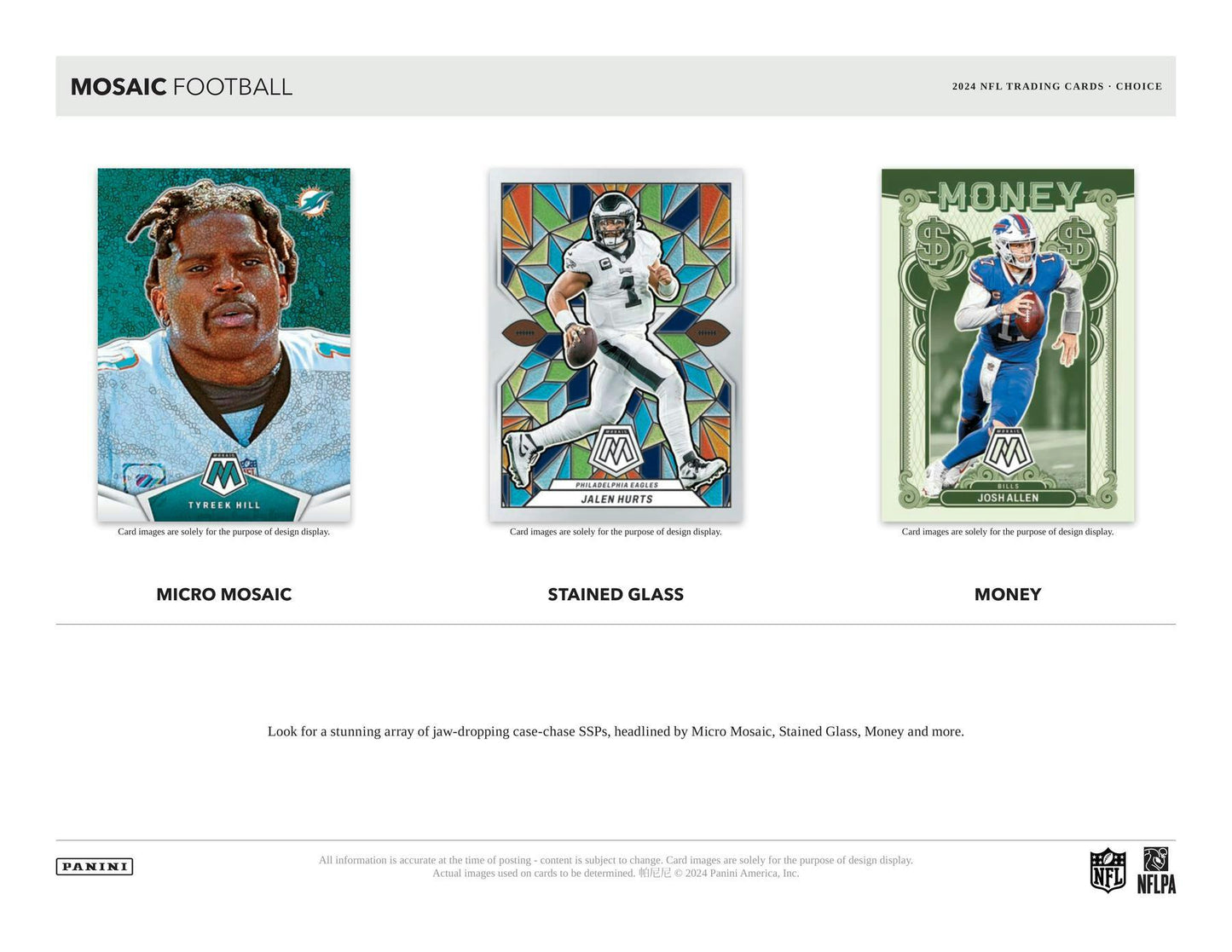 2024 Panini Mosaic Football Choice Box - Columbia Hobby - Sports Card Boxes - Toploaders - Card Savers