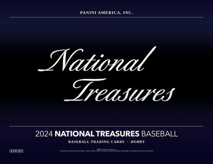2024 Panini National Treasures Baseball Hobby Box - Columbia Hobby - Sports Card Boxes - Toploaders - Card Savers
