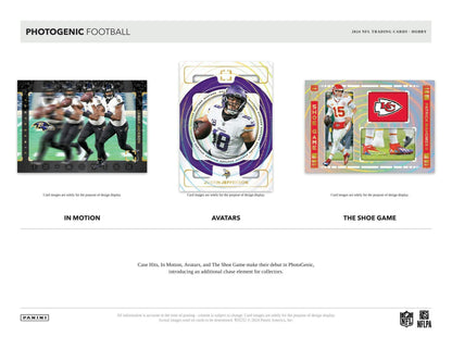2024 Panini Photogenic Football Hobby Box - Columbia Hobby - Sports Card Boxes - Toploaders - Card Savers