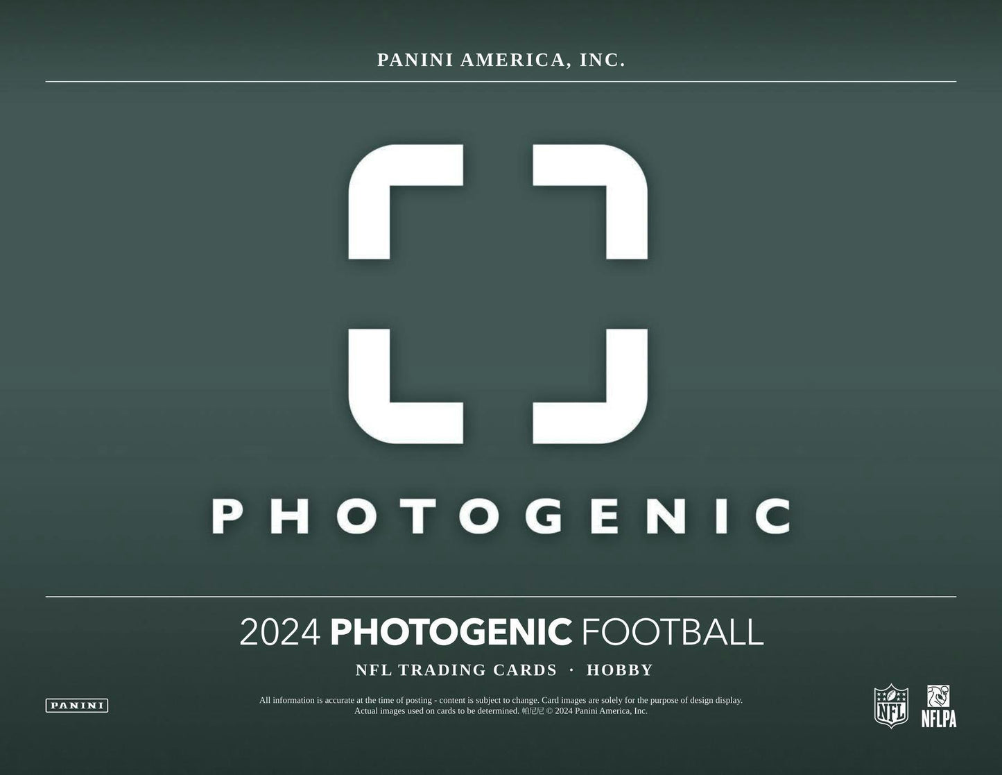 2024 Panini Photogenic Football Hobby Box - Columbia Hobby - Sports Card Boxes - Toploaders - Card Savers