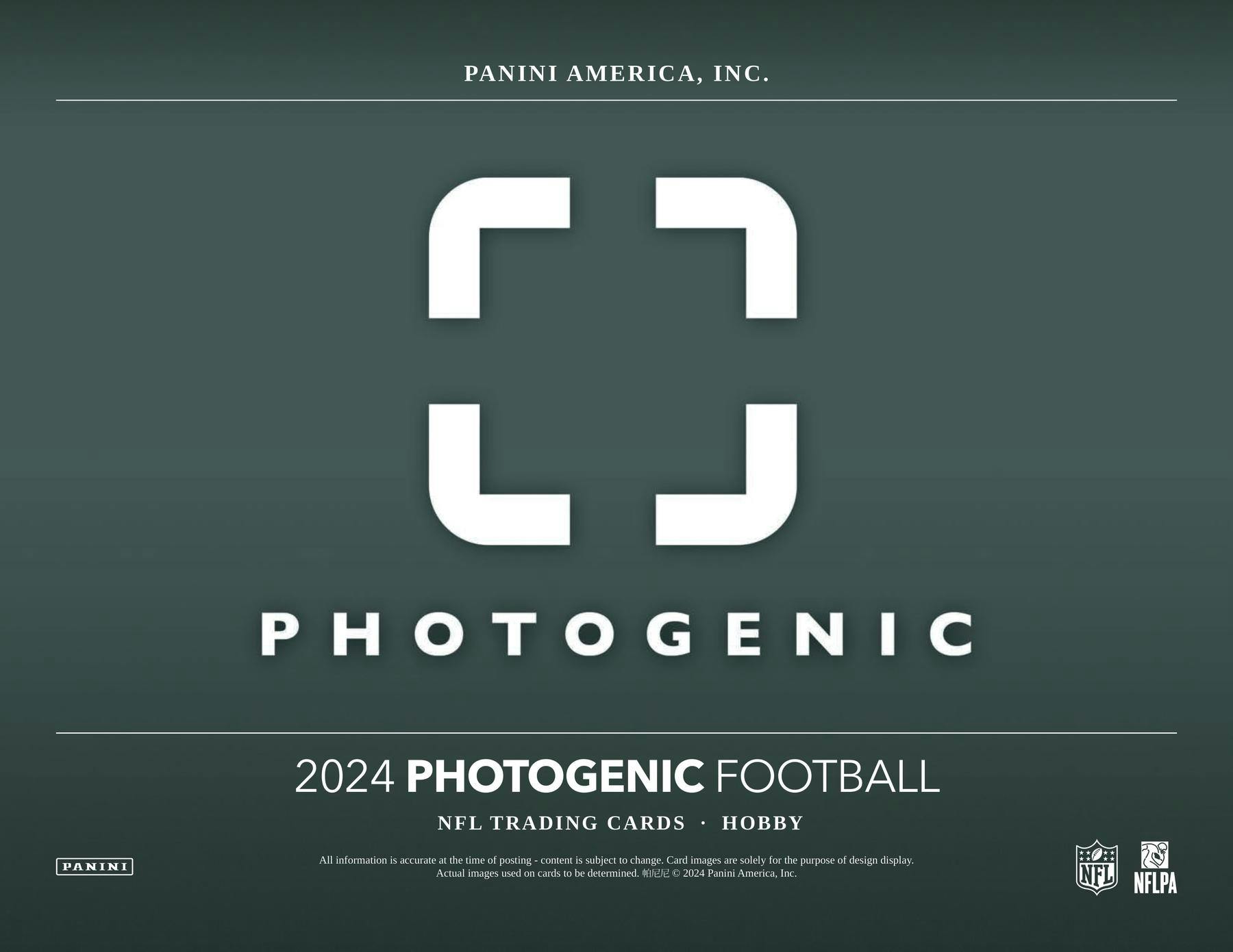 2024 Panini Photogenic Football Hobby Box - Columbia Hobby - Sports Card Boxes - Toploaders - Card Savers