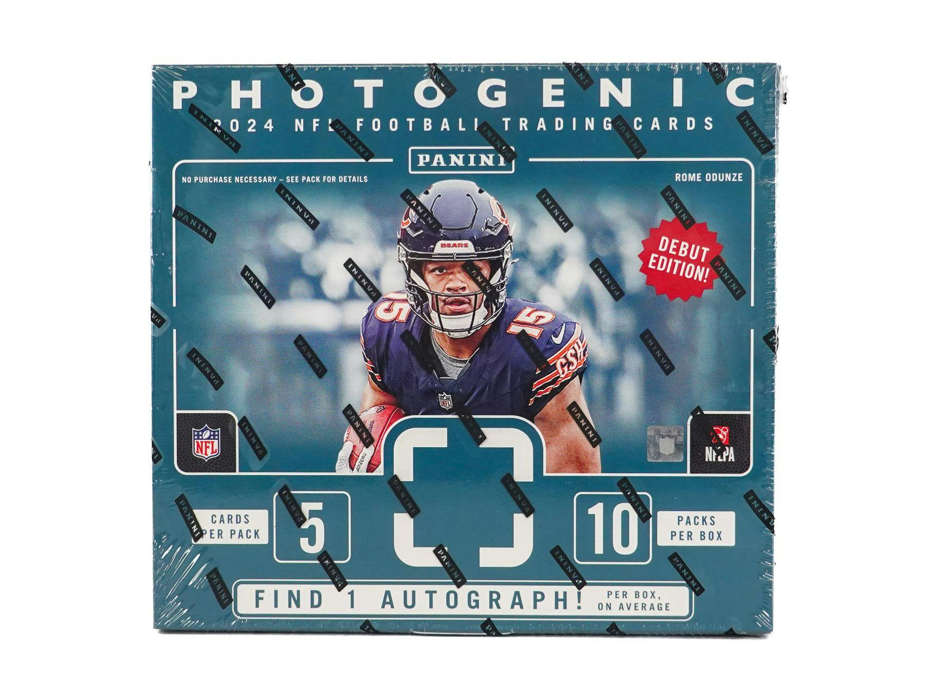 2024 Panini Photogenic Football Hobby Box - Columbia Hobby - Sports Card Boxes - Toploaders - Card Savers