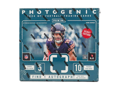 2024 Panini Photogenic Football Hobby Box - Columbia Hobby - Sports Card Boxes - Toploaders - Card Savers