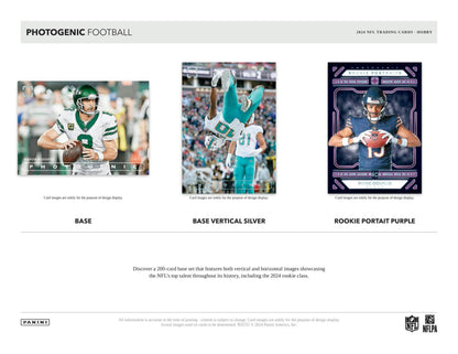 2024 Panini Photogenic Football Hobby Box - Columbia Hobby - Sports Card Boxes - Toploaders - Card Savers