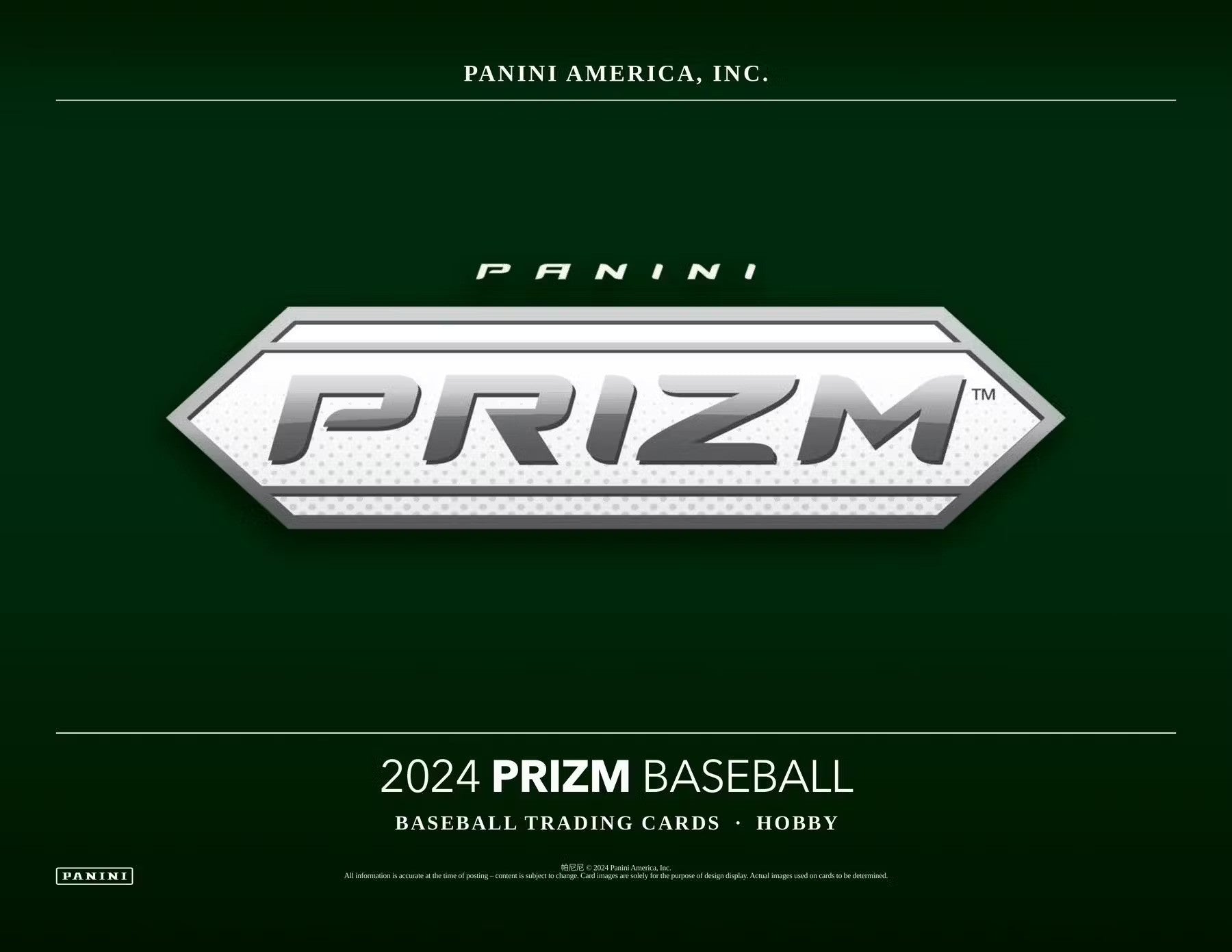 2024 Panini Prizm Baseball Hobby Box - Columbia Hobby - Sports Card Boxes - Toploaders - Card Savers