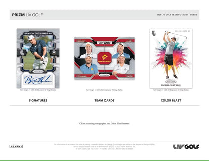 2024 Panini Prizm LIV Golf Hobby Box - Columbia Hobby - Sports Card Boxes - Toploaders - Card Savers