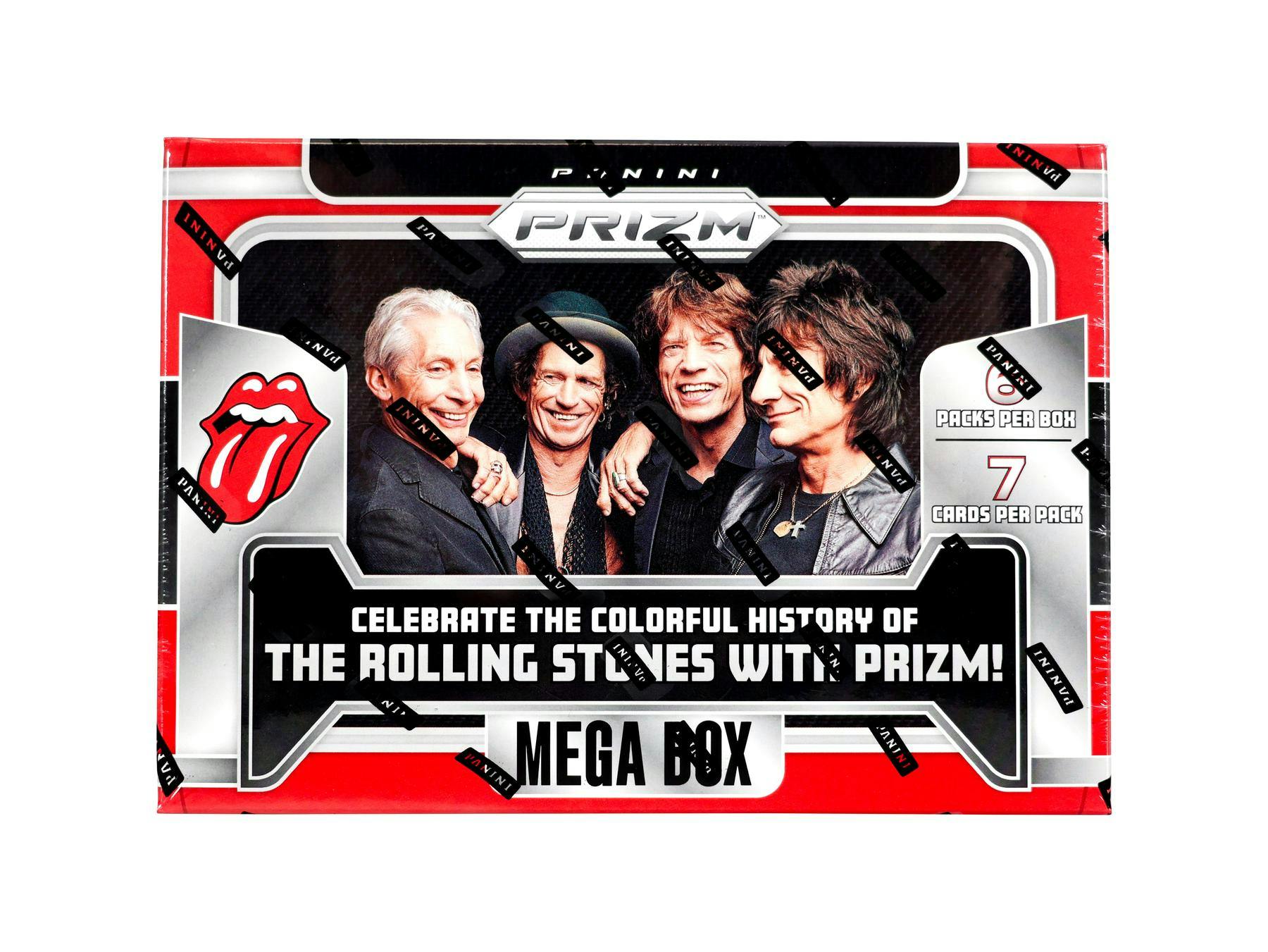 2024 Panini Prizm The Rolling Stones Hobby Mega Box - Columbia Hobby - Sports Card Boxes - Toploaders - Card Savers