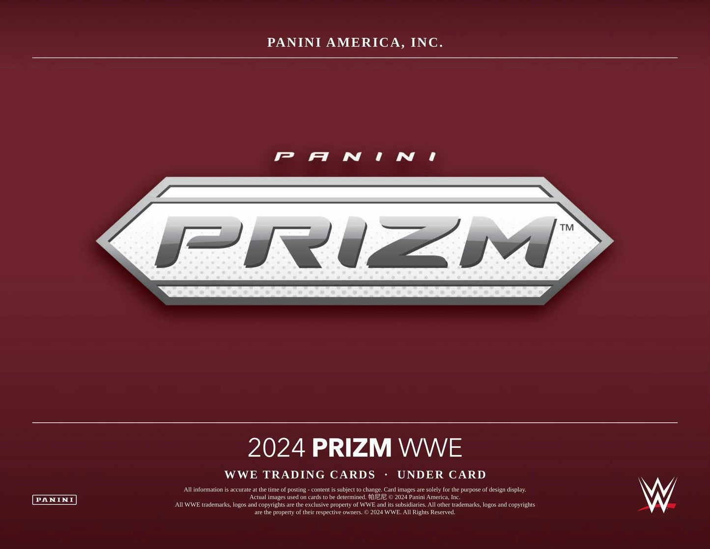 2024 Panini Prizm WWE Wrestling Under Card Box - Columbia Hobby - Sports Card Boxes - Toploaders - Card Savers