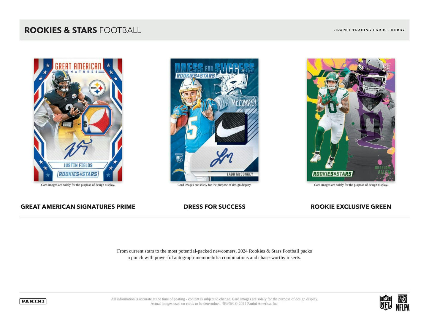 2024 Panini Rookies & Stars Football Hobby Box - Columbia Hobby - Sports Card Boxes - Toploaders - Card Savers