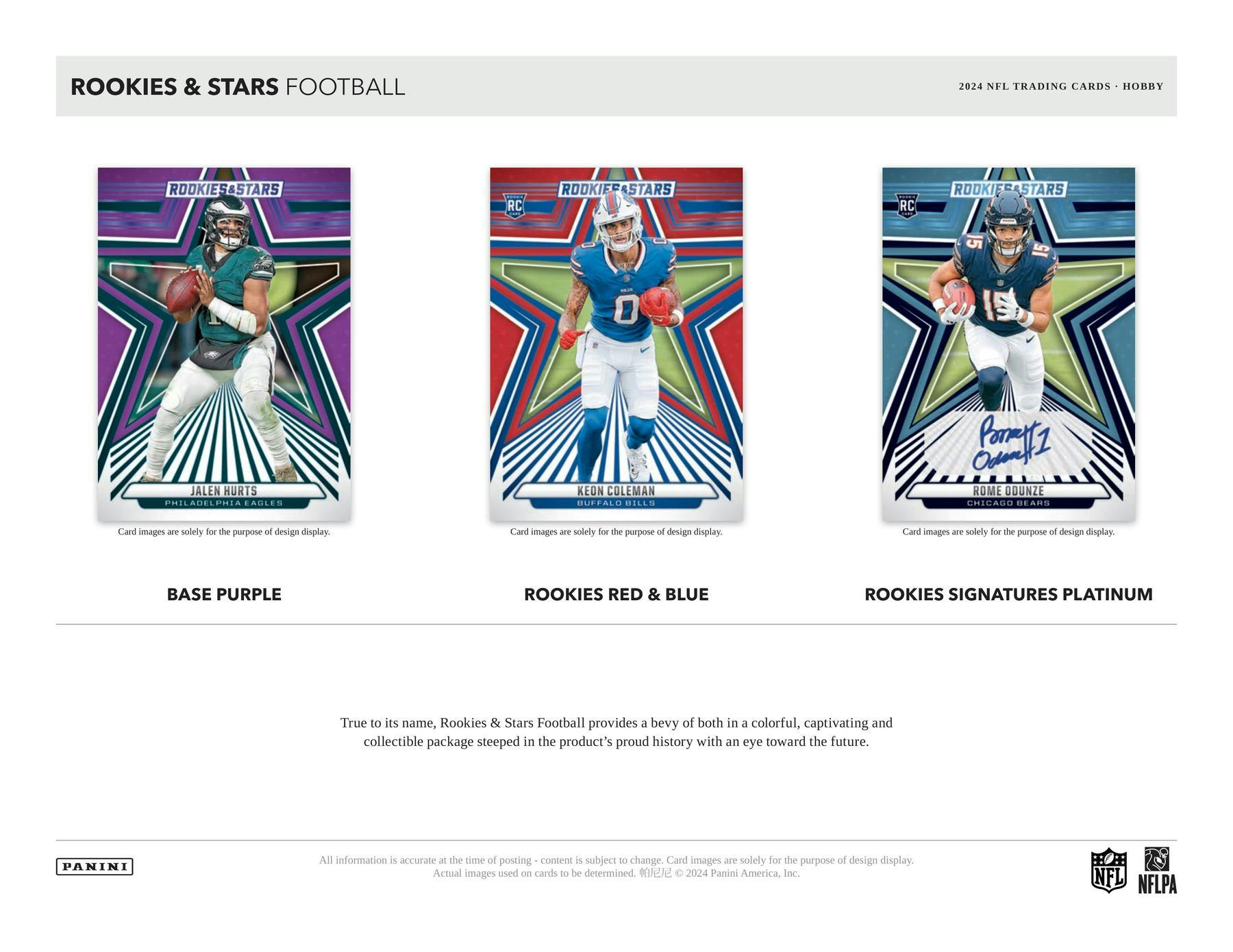 2024 Panini Rookies & Stars Football Hobby Box - Columbia Hobby - Sports Card Boxes - Toploaders - Card Savers