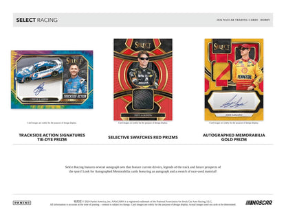 2024 Panini Select Racing Hobby Box - Columbia Hobby - Sports Card Boxes - Toploaders - Card Savers