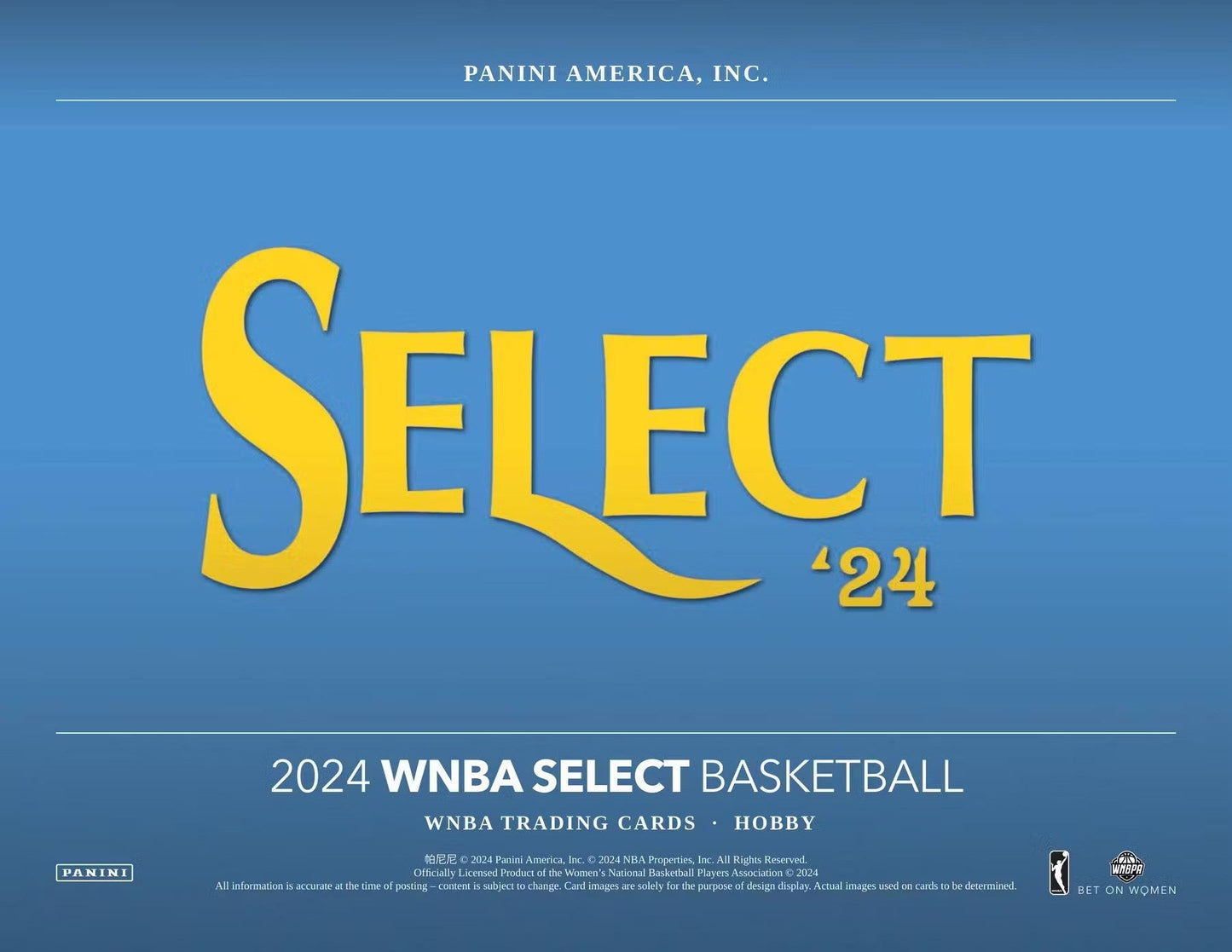 2024 Panini Select WNBA Basketball Hobby Box - Columbia Hobby - Sports Card Boxes - Toploaders - Card Savers