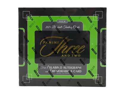 2024 Panini Three and Two Baseball Hobby Box - Columbia Hobby - Sports Card Boxes - Toploaders - Card Savers