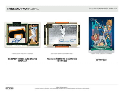 2024 Panini Three and Two Baseball Hobby Box - Columbia Hobby - Sports Card Boxes - Toploaders - Card Savers