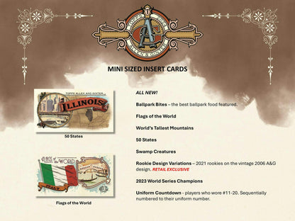 2024 Topps Allen & Ginter Baseball Hobby Box - Columbia Hobby - Sports Card Boxes - Toploaders - Card Savers